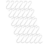 ERINGOGO 30pcs Stainless Steel Sharp Meat Hooks S-Shaped Kitchen Hanging Hooks for BBQ Smoking Drying Multi-use Meat Hanging for Chefs Hunters and Home Cooking