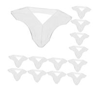 ERINGOGO 30PCS Transparent Plastic Triangle Cube Holder Stand for Speed Cube Display Portable Mini Base Organizer for Puzzle Lightweight and Smooth Touch Design