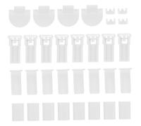 ERINGOGO 32pcs Pleated Blind Replacement Stems Kit Pom Repair Parts for Broken Venetian Blinds Compatible with Window Easy DIY Maintenance Supplies