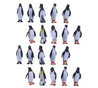 ERINGOGO 32Pcs Realistic Penguin Figurines Simulation Animal Models for Educational Play Safe Non Toxic Material for Home Office School Desktop Decoration