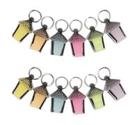 ERINGOGO 35Pcs Glow-In-The-Dark Resin Miniature Lanterns, 0.59X0.39' Decorative Table Lanterns for Dollhouse, Christmas Village, and Crafting Home Décor Accents