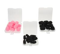 ERINGOGO 36Pcs High-density Headset Microphone Windscreen Foam Covers Noise-filtering Sponge Protective Shield for Studio Recording Outdoor Events Gaming and Online Meetings