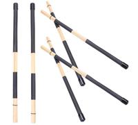 ERINGOGO 3pairs Portable Bamboo Drumstick Bamboo Rod for Percussion Instrument Drum Hammer Simple Drumstick for Percussion Practice