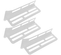 ERINGOGO 3pcs Adjustable Refrigerator Organizer Divider Telescopic Plastic Food and Drink Separator for Side Door Storage Household Fridge Divider for Efficient Organization