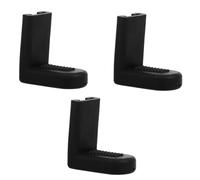 ERINGOGO 3pcs Black Rubber Snare Drum Hooks Anti-slip Drum Set Accessories Bass Claw Hook Support Brackets for Snare and Marching Percussion