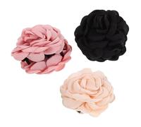 ERINGOGO 3pcs Cute Flower Hair Clips Paradise Claw Clips for Vacation Beach Large Artificial Floral Hairpins for Women Girls Thick and Thin Hair Accessories