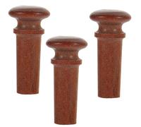 ERINGOGO 3pcs Date Wood Violin Tail Nail Endpin Pegs for Replacement Repair, Classic Elegant Design with High Sensitivity, Suitable for 4/4 and 4/3 Violins Musical Instrument Accessories
