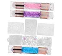 ERINGOGO 3pcs DoubleEnded Silicone NailArt Stamper Colorful Manicure Stamping Tools for DIY Nail Designs Home Use Supplies Random Color