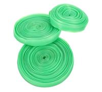 ERINGOGO 3pcs Elastic Jumping Bands for Outdoor Skipping Rope in Bright Green Rubber, Improves Body Coordination and Promotes Parent Communication, for School and Outdoor Play