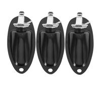 ERINGOGO 3pcs Electric Guitar Output Jack Socket Plate Replacement Parts for Various Playing Styles Devices Contemporary Boat Design for Secure Pickup Connection