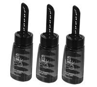 ERINGOGO 3pcs Empty Hair Styling Gel Bottle Comb Refillable Hair Gel Container Wide Tooth Comb for Men Wax Applicator Bottle