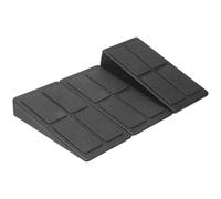 ERINGOGO 3pcs Fitness Slant Board Multi-Function Calf Stretcher Black Epp Material Reaction Time and Endurance for Workouts and Body