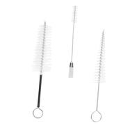 ERINGOGO 3pcs Flute Cleaning Brush for Inside Mouthpieces Nylon Bristles Woodwind Instrument Cleaner Includes Mouthpiece Nozzle and Tone Brushes for Clarinet and Saxophone Maintenance