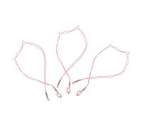 ERINGOGO 3pcs Glow the Dark Adjustable Lizard Harness Lightweight Durable Bearded Dragon Leash for Reptiles Small Pets Outdoor Walking and Travel Safety