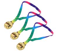 ERINGOGO 3pcs Gold Baseball Medals: Children's Winner Awards Zinc Alloy Medals For Sports Competitions Gaming Events Prizes Party Favors Decoration