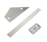 ERINGOGO 3pcs Guitar Level Ruler Notched Straight Fret Action Measurement Tool for Accurate Neck Alignment and String Height Guitar Accessory
