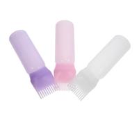 ERINGOGO 3pcs Hair Dye Bottle Applicator Comb Dispensing Graduated Scale for Salon Hair Coloring Dyeing