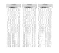 ERINGOGO 3pcs Half Snare Drum Wire for Cajon, 20 Strands Drum Accessories, Snare Wire Straps for Practice, Student Percussion Instrument Replacement Parts