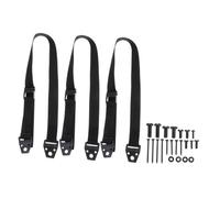 ERINGOGO 3pcs Household Furniture Strap Adjustable Anti-Fall Tv Belt Black Wear-Resistant Polyester Strap with Hand-Sewn Thread for Children Safety Prevents Overturning in Home