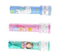 ERINGOGO 3Pcs Large Rotating Kaleidoscope for Educational Observation Random Styles Stimulate Creativity and Logic Development Safe Use