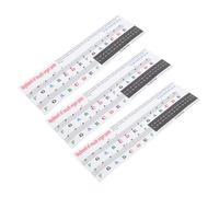 ERINGOGO 3Pcs Melodica Scale Stickers for Practice Smooth Surface Music Theory Learning Tool Harmonica Beginning Sticker for Boys Instruments