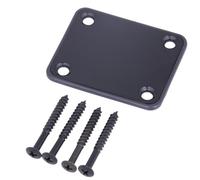 ERINGOGO 3pcs Metal Guitar Neck Plates with Screws Bass and Electric Guitar Neck Joint Connecting Boards Ergonomic Design Easy to Use and Upgrades