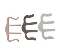 ERINGOGO 3pcs Metal Music Score Holder Set Universal Piano Sheet Music Clips in Black Antique Copper Chrome for Guitar Book Opener Reading Use