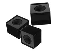 ERINGOGO 3pcs Multi Functional Interview Flag for Handheld Microphone Station Portable Square Mic Logo Flags Lightweight and Stylish Microphone Logo Holder for Public Speaking and Recording