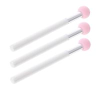 ERINGOGO 3Pcs Mushroom Head Makeup Sponge Pen for Women High Density Concealer Brush with Soft Elastic Nbr Latex Dry Wet Cosmetic Applicator for Foundation Blush and Powder Puff