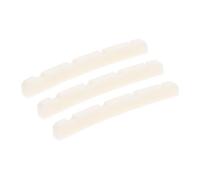 ERINGOGO 3pcs Ox Bone Guitar Bridge Saddle String Nuts Replacement Accessories for Improved Quality for Electric Bass Guitars