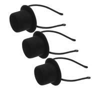 ERINGOGO 3pcs Party Headwear Mini Top Hat Fascinator Headband for Victorian Wedding and Festive Events for Tea Party Cosplay and Carnival Event