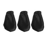 ERINGOGO 3pcs Piano Foot Pedal Covers in Black Tech Cloth Material, Waterproof and Anti-scratch Pedal Sleeve Set with Elastic Band for Maximum Stability, Suitable for Professional