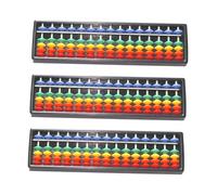 ERINGOGO 3pcs Plastic Abacus Arithmetic Learning Tool for Lightweight Educational for Mental Math Development and Counting Practice