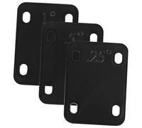 ERINGOGO 3Pcs Plastic Guitar Bass Neck Shims Angle Repair Gaskets Lightweight Durable Replacement for Quick Guitar Neck