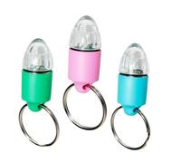 ERINGOGO 3pcs Portable Pet Glowing Pendants for Dogs and Cats Night Safety Light Neck Decors Visible Anti-lost Hanging Ornaments in Blue Green and Pink Colors