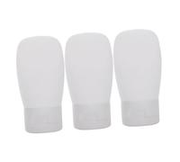 ERINGOGO 3pcs Portable Travel Bottles for Toiletries Leak Refillable Liquid Containers with Removable Lids Small Squeeze Bottles for Shampoo Lotion Shower Gel for Travel Gym Business Trips