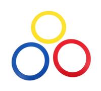 ERINGOGO 3pcs Professional Hand Juggling Rings Lightweight Acrobatic Performance Props for Circus Skills Training Enhancing Hand-eye Coordination and Fitness