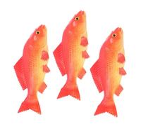 ERINGOGO 3pcs PU Artificial Carp Fish Models Lightweight Simulated Fish Ornament for Aquarium Decoration Animal Model Decor Wear-resistant and Fade-resistant