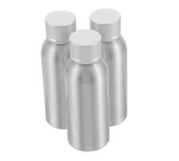 ERINGOGO 3pcs Refillable Aluminum Bottles for Travel Portable Dispenser Containers for Essential Oils Moisturizer Makeup Remover Wide Opening Easy Fill Cosmetic Storage