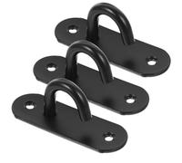 ERINGOGO 3pcs Resistance Band Anchor Wall Mounted Stainless Steel Hook