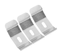ERINGOGO 3pcs Roman Shade Brackets for Louver Curtain Installation Mounting Hardware with Screws Lightweight Fixation Clips for Vertical Blinds Home and Office Use