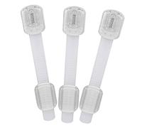 ERINGOGO 3Pcs Safety Cabinet Locks for Proofing Smooth Edge Fridge and Furniture Locks Easy Open for Kitchen Wardrobe Refrigerator Protection