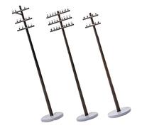 ERINGOGO 3Pcs Scale Realistic Design Miniature Train Accessories for Sand Table and Garden Projects