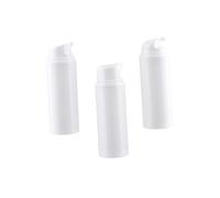 ERINGOGO 3pcs Simple Plastic Push Type Lotion Bottles Cosmetic Storage Containers Travel-friendly Skincare Dispenser for Shampoo and Beauty Products