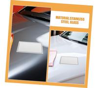ERINGOGO 3pcs Stainless Steel Car Visor Vanity Mirror Anti-break Sunshade Makeup Mirror Replacement for Travel Auto Interior Cosmetic Accessory Fits Standard Sun Visors Stylish and
