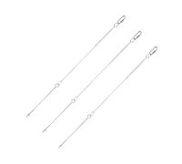 ERINGOGO 3Pcs Stainless Steel Parrot Fruit Vegetable Skewers Bird Food Treat Holders for Parakeet Cockatiel Macaw Budgerigar Budgie Cage Feeder for Fresh Fruit and Veggies