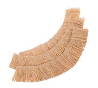 ERINGOGO 3pcs Synthetic Thatch Roof Material 5x20cm for Miniature Model Building, Architectural Model Scenery, Dollhouse Roofing Supplies for Dioramas and Wargaming Terrain