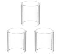 ERINGOGO 3pcs Transparent Glass Guitar Slide Tube Set Clear Finger Sleeve for Precise Positioning and Diverse Sound Effects Essential Acoustic and Electric Guitar Accessory for Guitarists