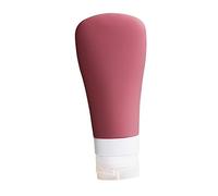 ERINGOGO 3pcs Travel Silicone Bottles Lightweight Leakproof Gel Lotion Containers Portable Refillable Soft Squeeze Makeup Sub Bottles for Outdoor Use Random Color