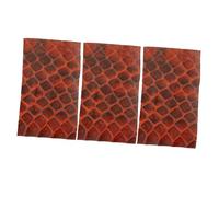 ERINGOGO 3pcs Violin Bow Sleeves Durable Snakeskin Grip for Violin Cello Bow Making Replacement Accessory for Students Professionals for Violinists Fiddlers Random Color